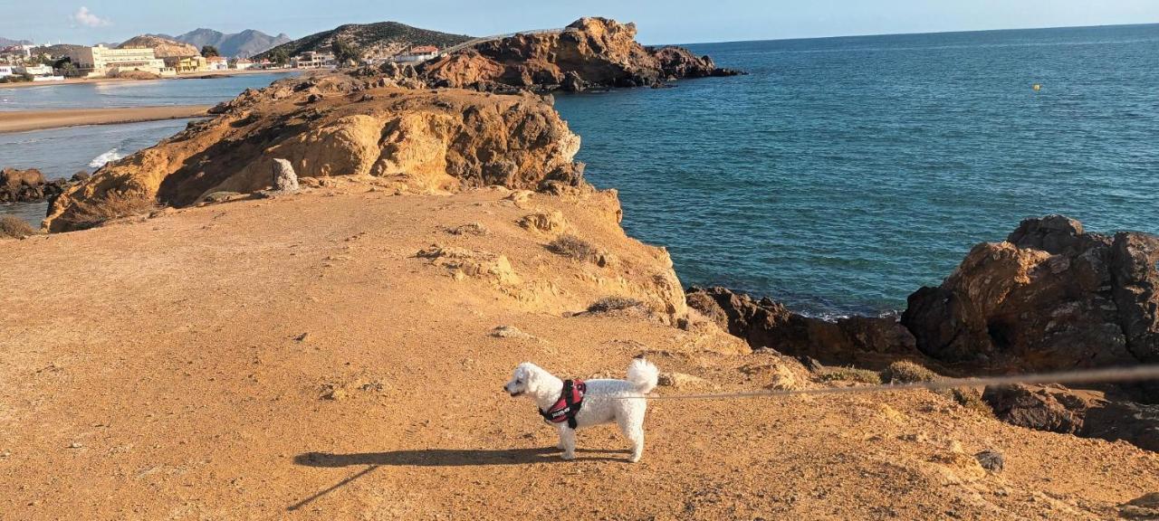 El Puerto de Mazarrón Sunrise Den, A Pie De Playa, Vista Al Mar Y Piscina 빌라 외부 사진