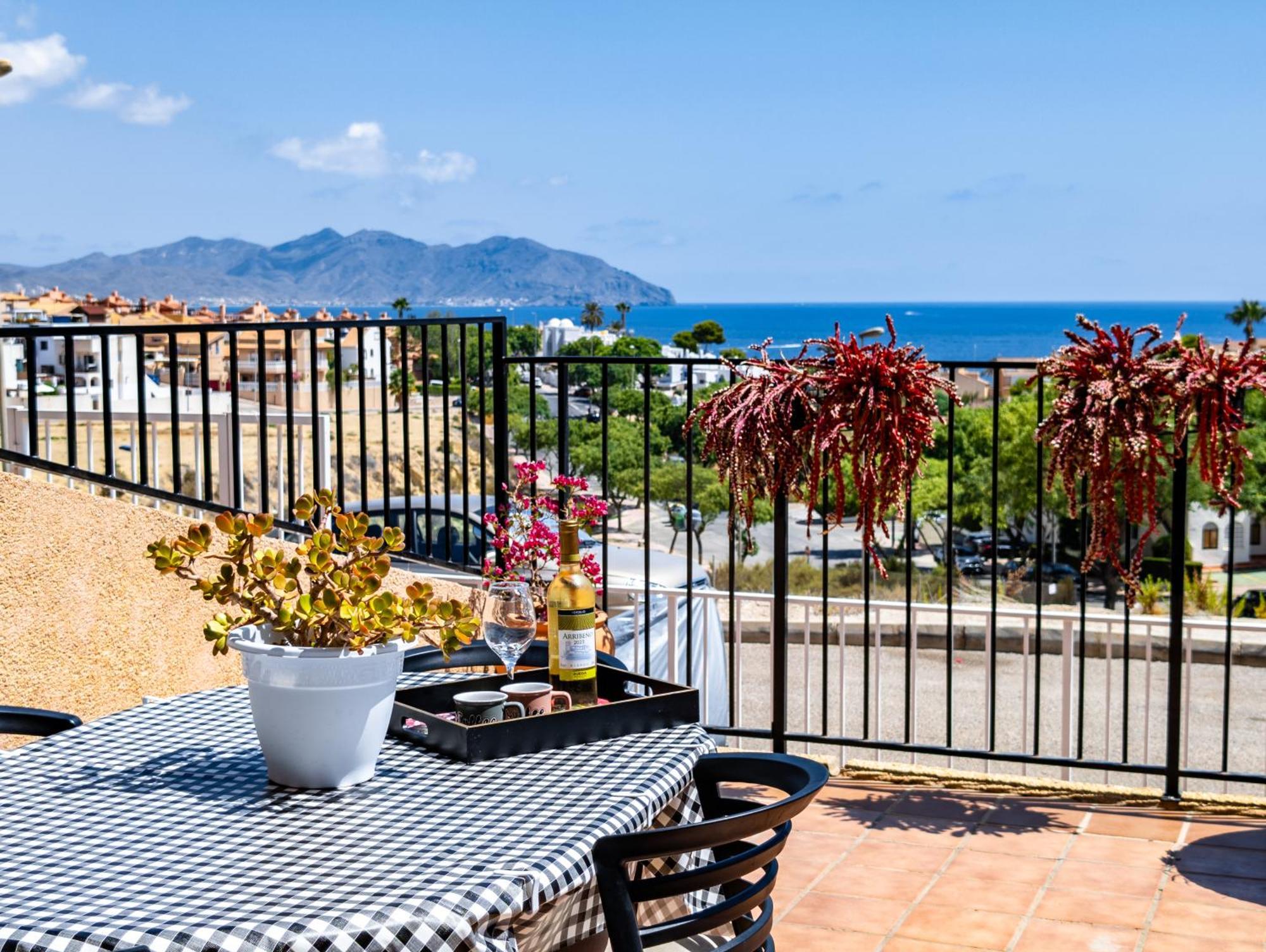 El Puerto de Mazarrón Sunrise Den, A Pie De Playa, Vista Al Mar Y Piscina 빌라 외부 사진